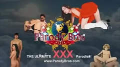 Jouer Trio nostalgique avec légendes du porno: parodie vintage classique avec éjaculation